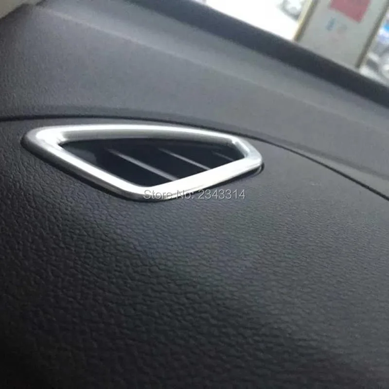 

For Tucson 2019 ABS Chrome Interior Air Vent Cover Car Air Outlet Cover Air Conditioning Outlet Vent Cover Sticker Car Styling