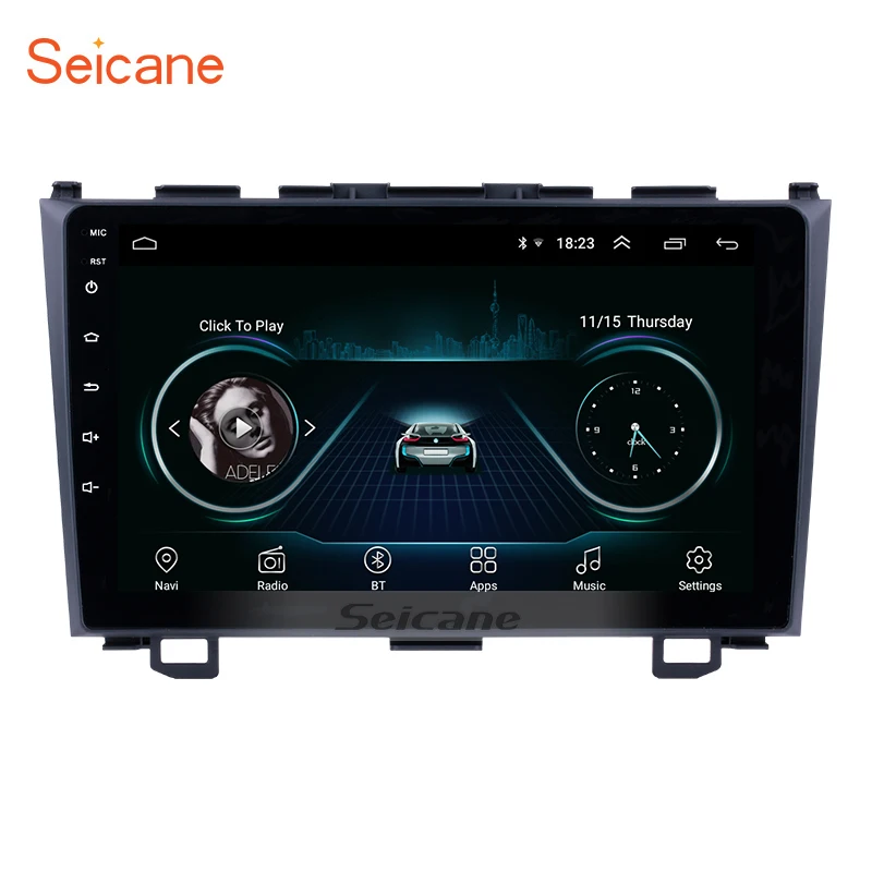 Автомагнитола Seicane 9 &quot 2 Din Android 1 GPS Navi мультимедиа Wi Fi головное устройство для Honda