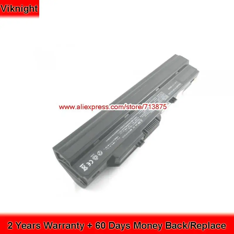 

100% Test 11.1V 5200mAh BTY-S11 BTY-S12 Replacement Laptop Battery for MSI Wind U100 Wind U90 Hannspree SN10E1