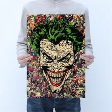 Винтажные классические комиксы Джокер живопись плакат украшение комнаты стикер s Настенный декор крафт-бумага домашний декор настенные наклейки-постеры