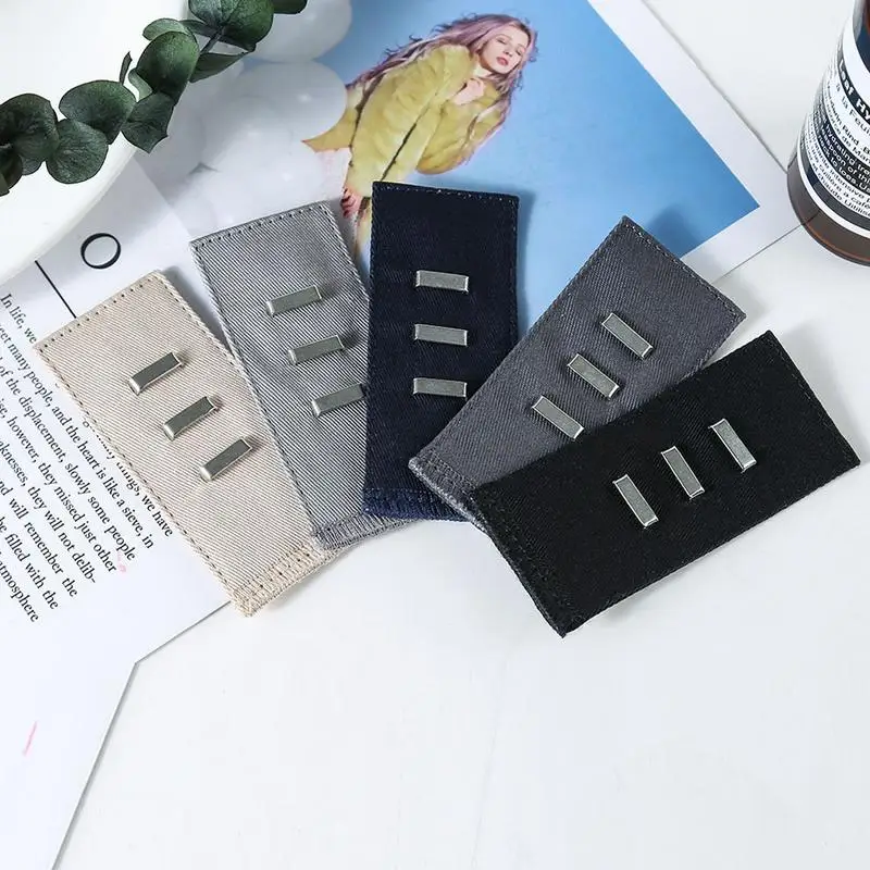 Unisex Belt with Extension Buckle For Pants Jeans Skirt Maternity Hook