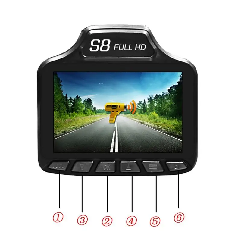 

HD 2 IN 1 Durable Car Driving Recorder 3.0 inch Radar Speed Laser Detector Warning Car DVR Rocorder Vehicle Car Electronics