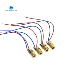 TZT 10 шт. 5 в 650nm 5 мВт Регулируемый лазерный точечный диодный модуль красный прицел Медная головка мини лазерная указка