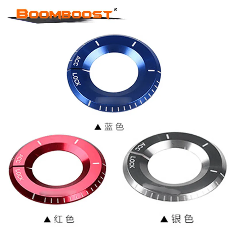 Boomboost Best Selling 3 Colors Led Ignition Switch Cover Ring Key Ring