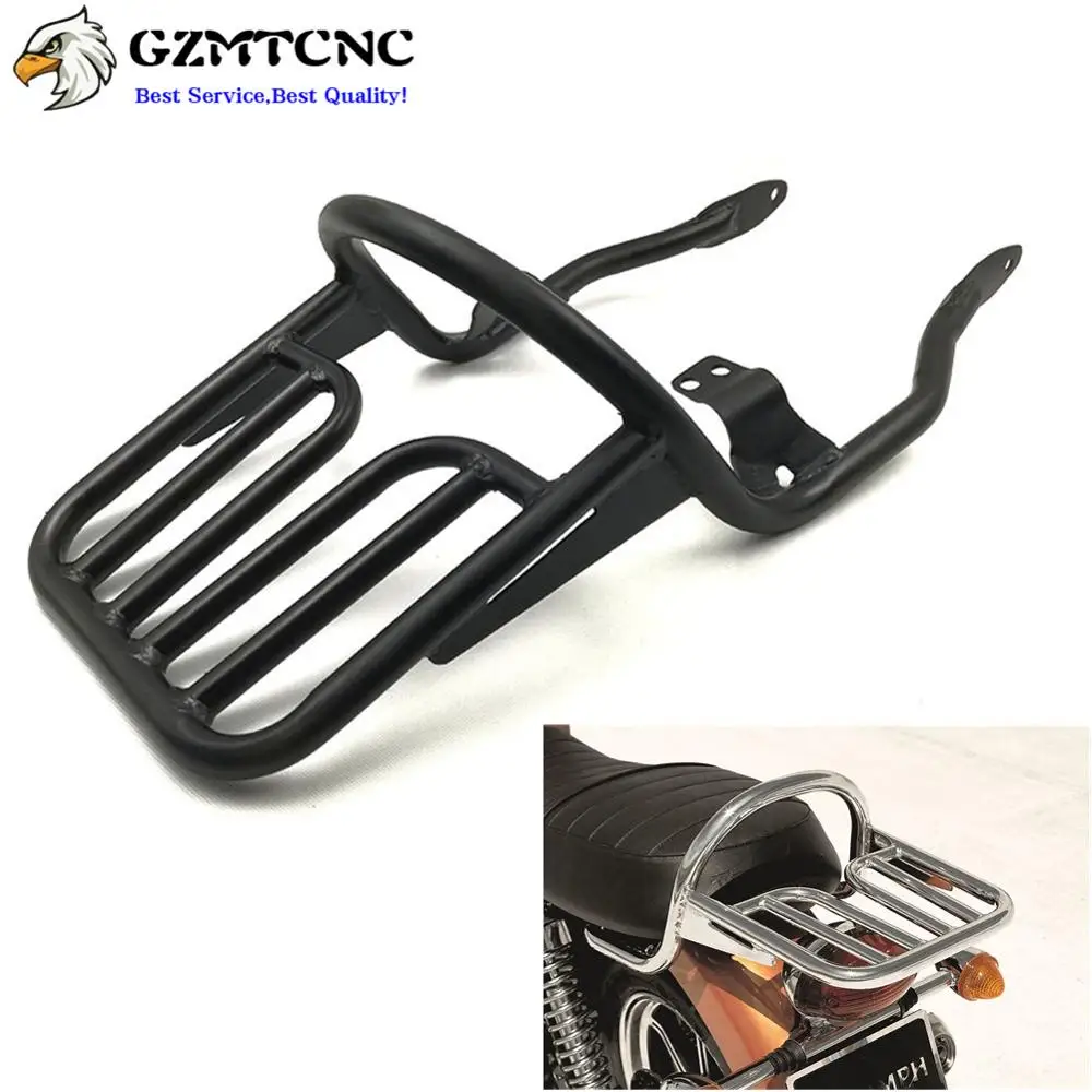 

Rear Luggage Rack Carrier Holder Saddlebag Cargo Box Support Passenger Grab for Triumph Bonneville T100 02-15 Bonneville SE 08