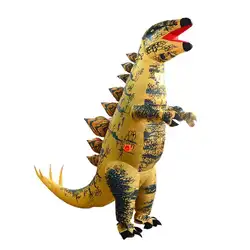 Стенд Stegosaur Динозавр Надувные костюмы вечерние праздничное платье карнавальный костюм реквизит