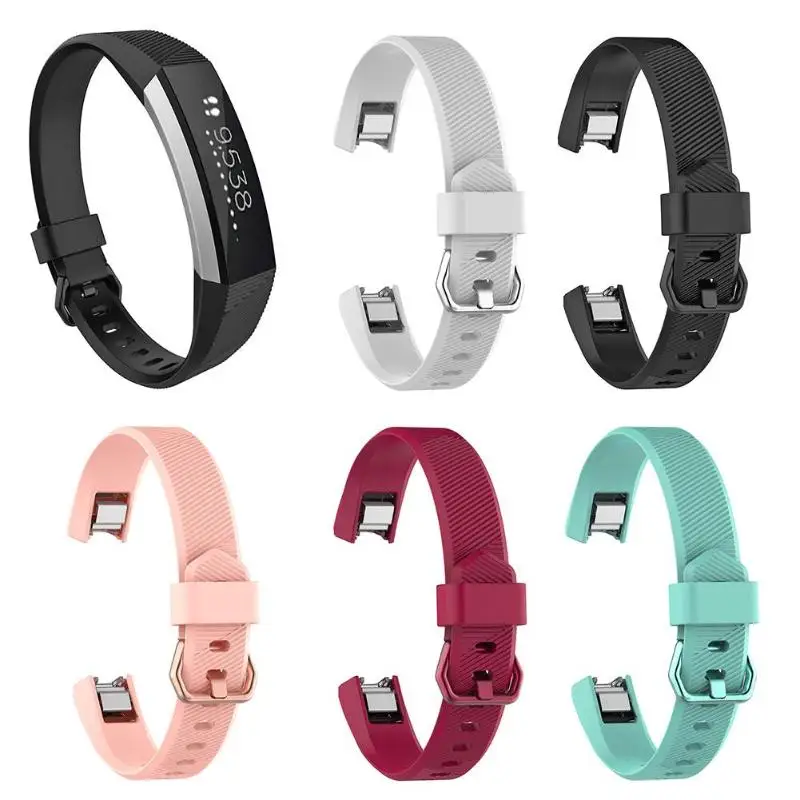 

Silicone Adjustable Watch Band Bracelet for Fitbit Alta HR L Watch Wrist Strap Replacement Colorful Watch Bands New