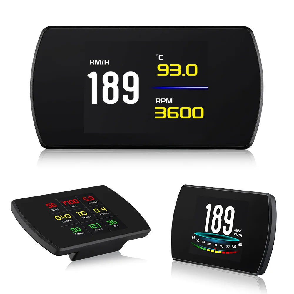 

2019 New 4.3" HD TFT Car Hud OBD LCD Head Up Display OBD2 Speedometer RPM Tachometer On-board Computer GPS Speedometer Display