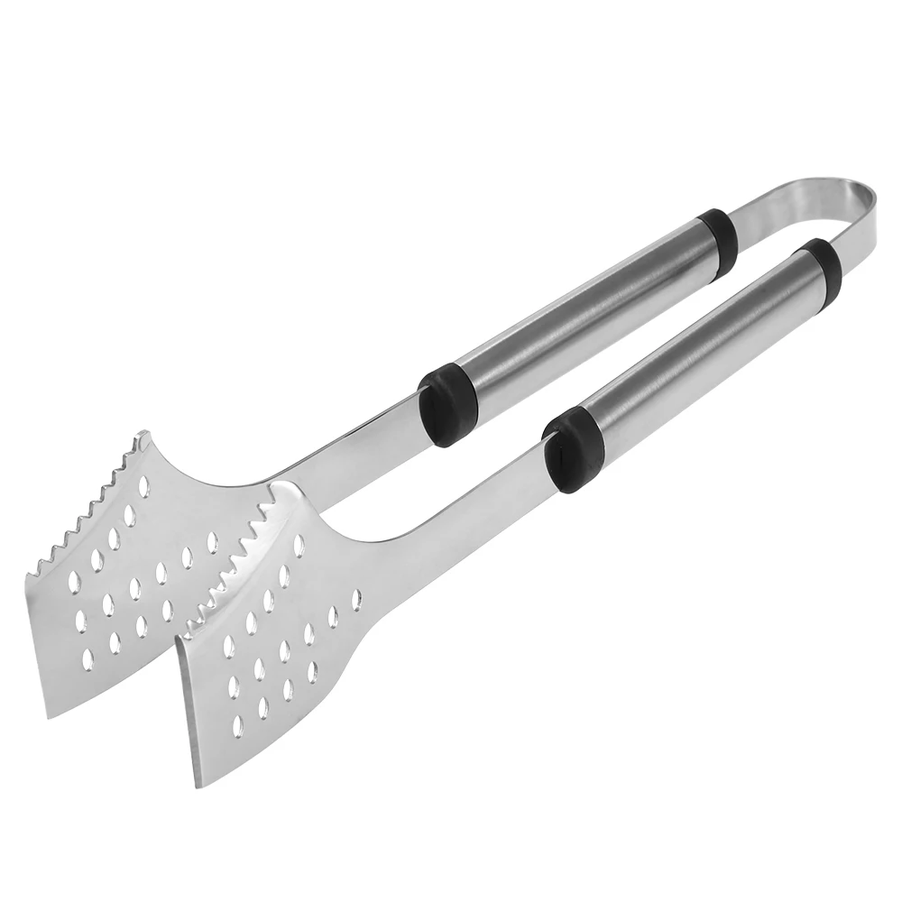 Camping Cookware Stoves 17.3 Inch Stainless Steel Barbecue Grill Tongs