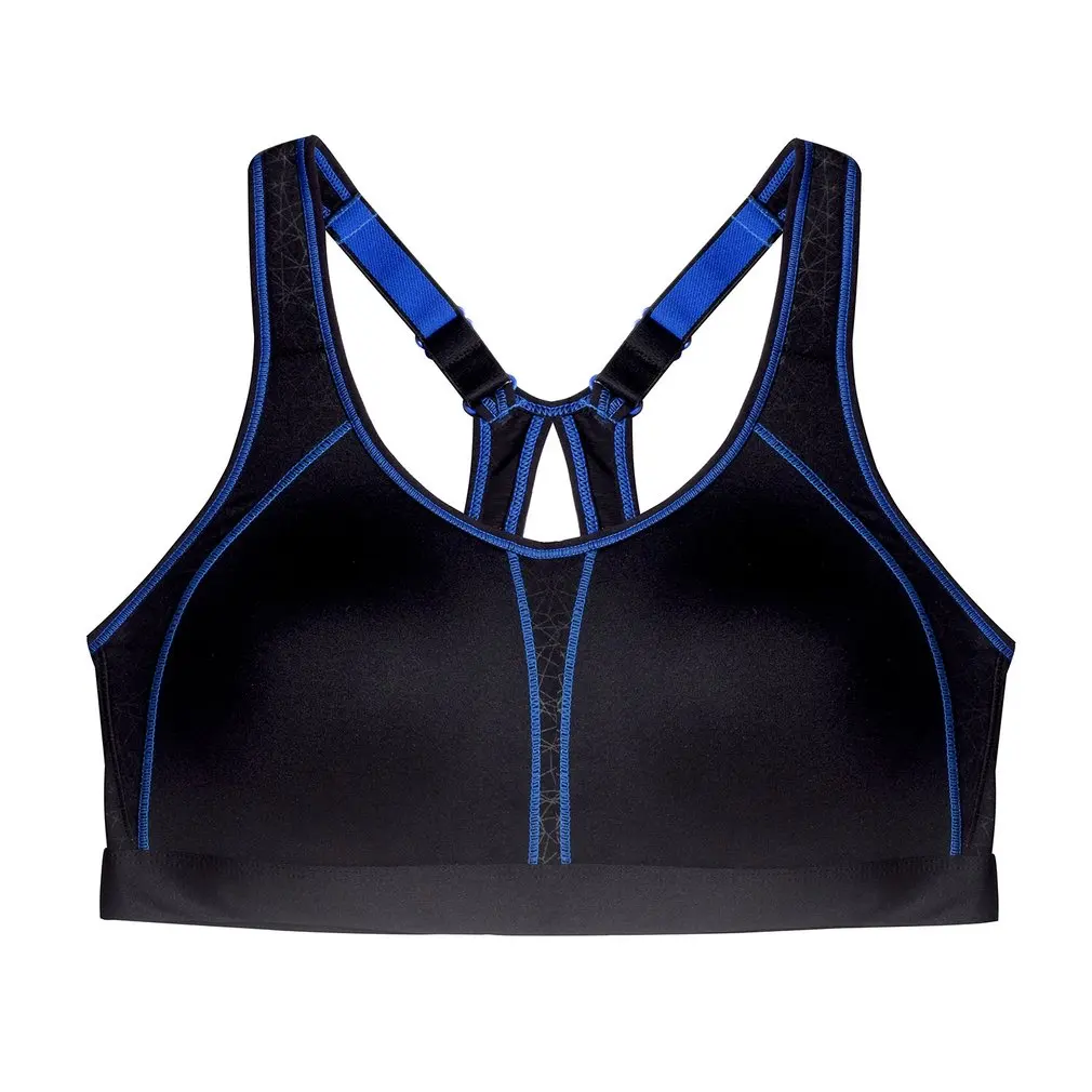 

06J Women Ring-Free Fitness Sports Bra Quick-Dry Large-Size Yoga Vest Racerback Sports Bras Gym Activewear Bra