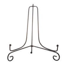 Новинка, 1 шт., железный мольберт, классический дисплей, подставка, миска, тарелка, фоторамка, книга, Artwor, черный, 4 дюйма/10,5 см