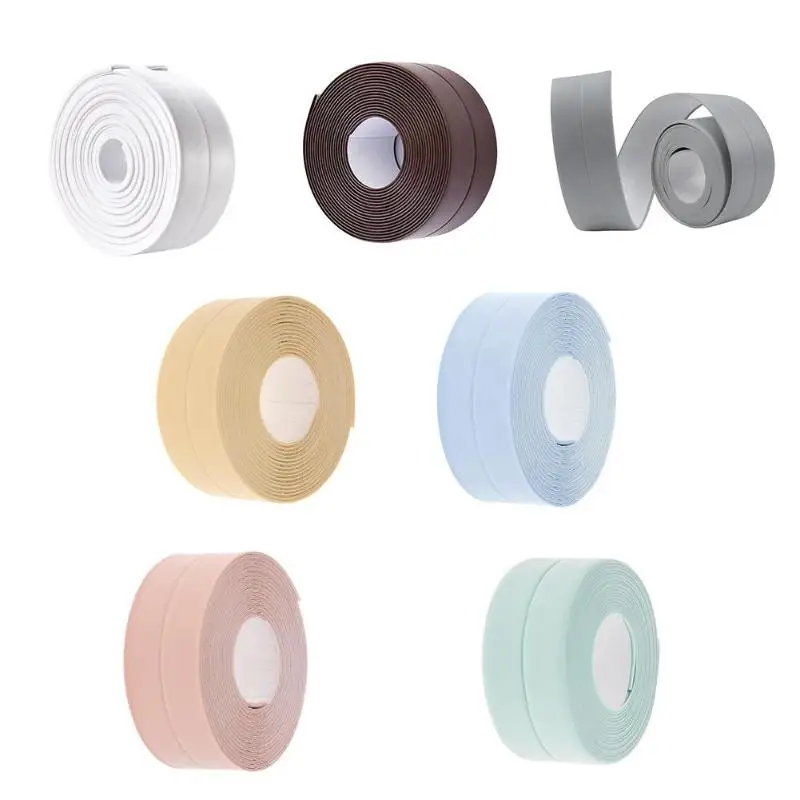 

Self-adhesive Kitchen Ceramic Sticker Waterproof Mildew Resistant Rubber Sealing Sticker Strip Tape 3.8x320cm