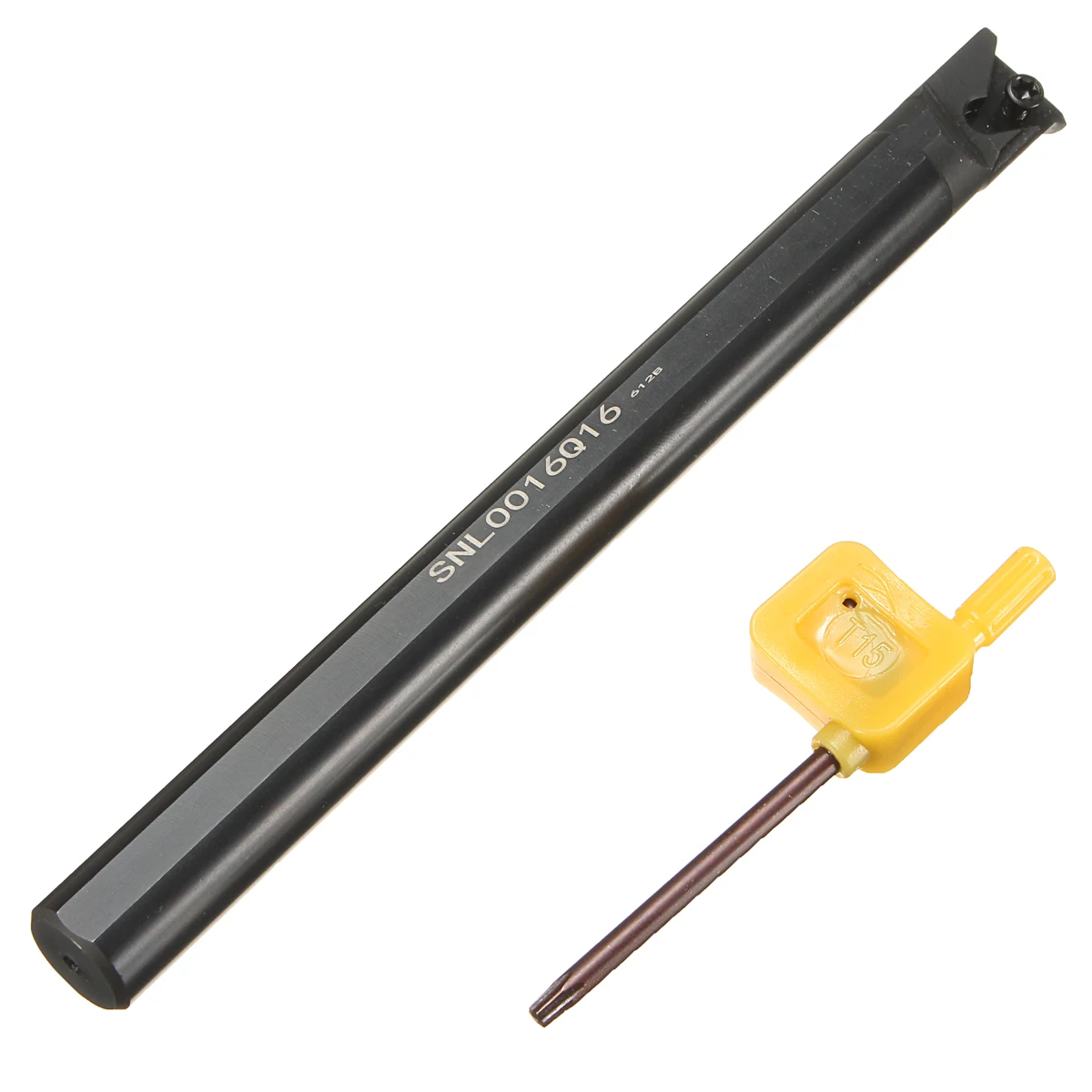 

New Left Hand 16mm SNL0016Q16 Threading Turning Tool Boring Bar 180mm +T15 Wrench For 16 IR 3/8