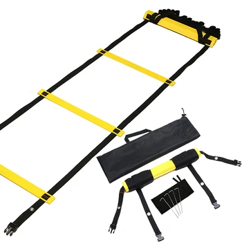

Durable 10 Ladders Step 5M Agility Ladder for Soccer and Football Speed Training With Carry Bag Outdoor Sports Fitness Equipment