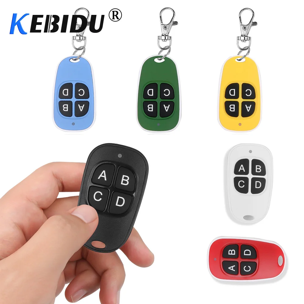 KEBIDU 433 копировальный аппарат Mhz 4 клавиши беспроводной пульт дистанционного