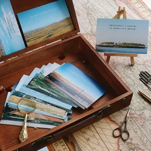 30pes Липкие заметки Открытка Крафт-бумага 100gsm карты Памятка наклейка для вечеринки закладки Обучающие карты(Китай