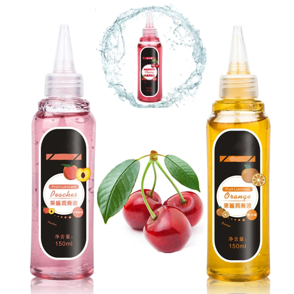 150ml Fruit Oral Lubricant For Sex Water Base Lubricant Oil Anal Vagina Grease Lube Women and Men lubrication Gay Anal Lubricant