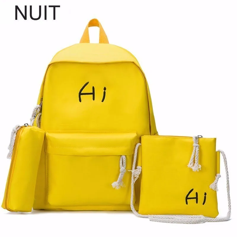

Fashion Women Backpack Letter Women's Preppy Style School Bags High Quality Multi-use Shoulder Bag Daily Backpack Mochila