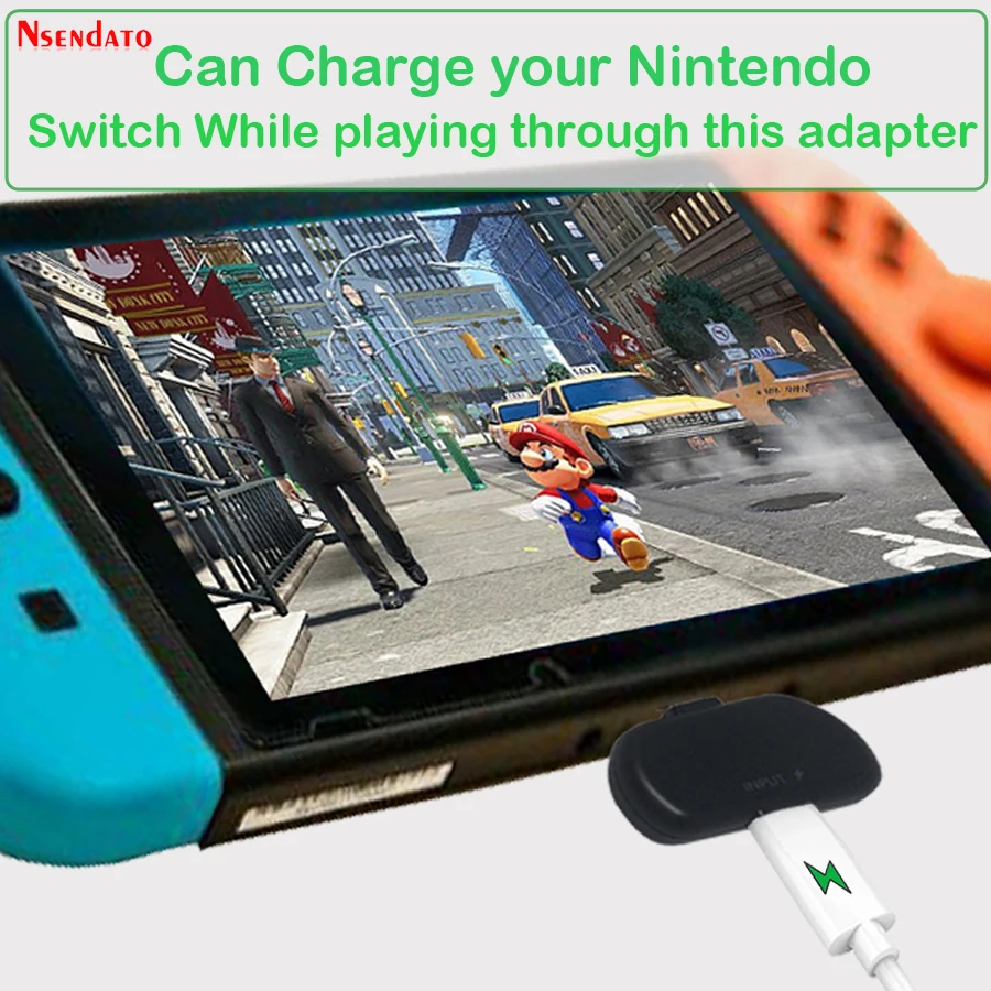 Wireless Bluetooth 5.0 Stereo Type-C Audio Transmitter Transceiver Adapter Support APTX LL SBC low latency for Nintendo Switch