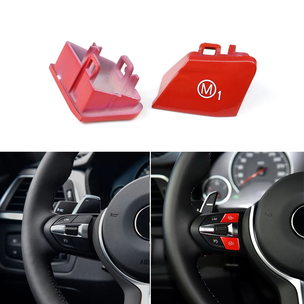 

Steering Wheel M1&M2 Switch Button Cover Trim for BMW F30 F34 F15 F16