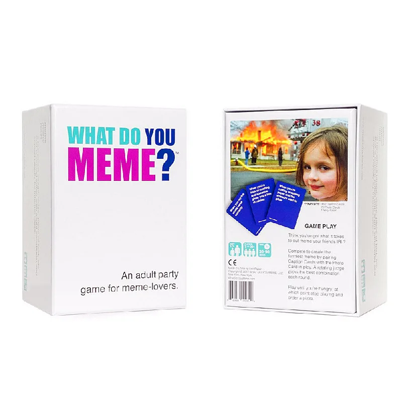 

What Do You Meme Funny Party Home Card Game Board Game Family Playing Cards Gift