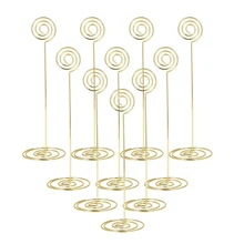 AAAJ-8.6 дюймов офисный стол номер карты/фото/памятка Держатель Зажимы