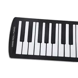 Портативный 61 клавиша гибкий рулон пианино USB MIDI электронная клавиатура ручной рулон пианино