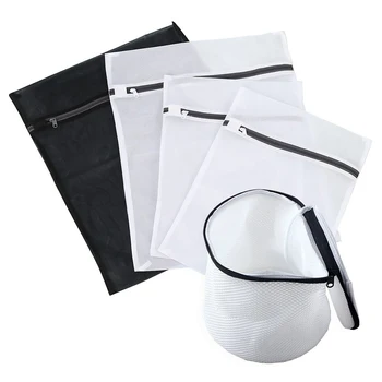 

Promotion! 5pcs/set Durable Mesh Laundry Bags Thick Underwear Bra and Socks Protection Washing Bag Travel Clothing Storage Bag