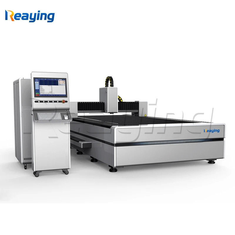 CNC металлические пластины 500 Вт 750 1000 волоконно лазерная машина для резки с