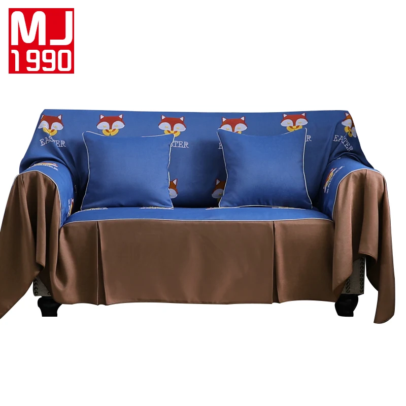 

1Pcs Solid Color Sofa Couch Cover Coat Washable Sofa Towel Armrest Couch Covers Slipcovers Dog Pets Single/Two/Three Seater