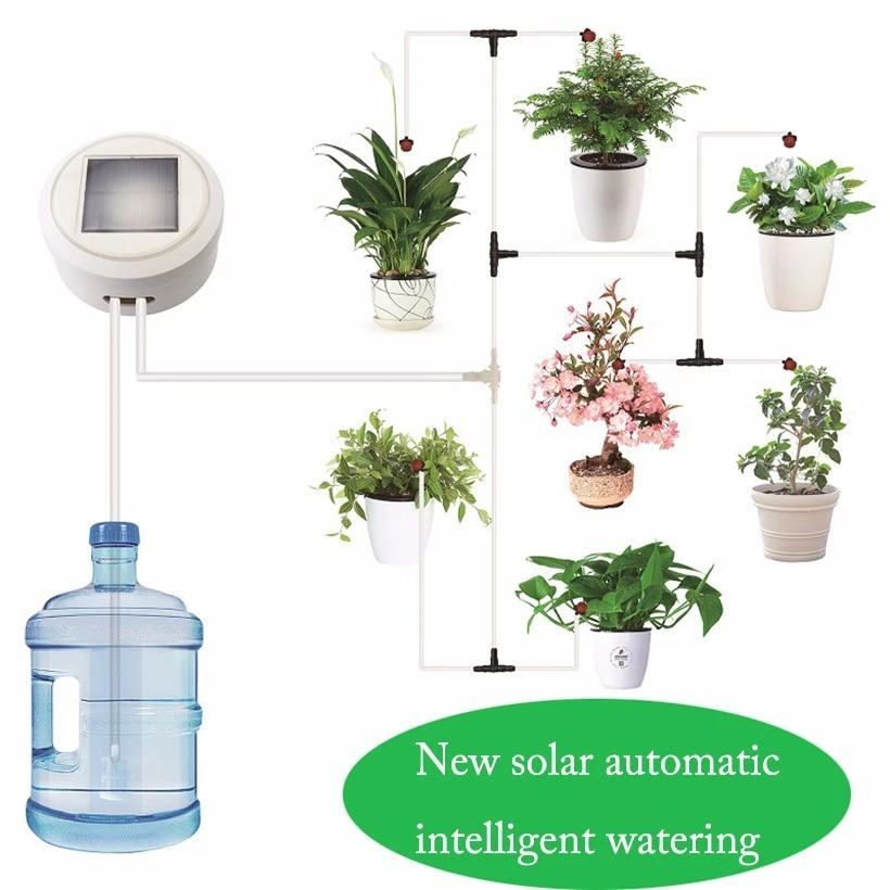 Dispositivo de riego automático de jardín con temporizador inteligente, herramienta riego por goteo plantas, Micro sistema de riego de bomba de agua|Kits de riego| - AliExpress