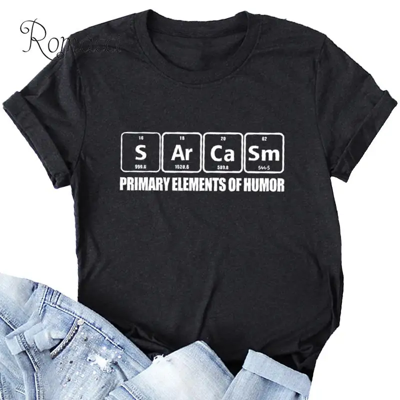 

Romacci Funny T Shirts Women Casual Summer Cotton T-Shirt Solid Color Letter Print O Neck Short Sleeve Cute Tee Plus Size Tops