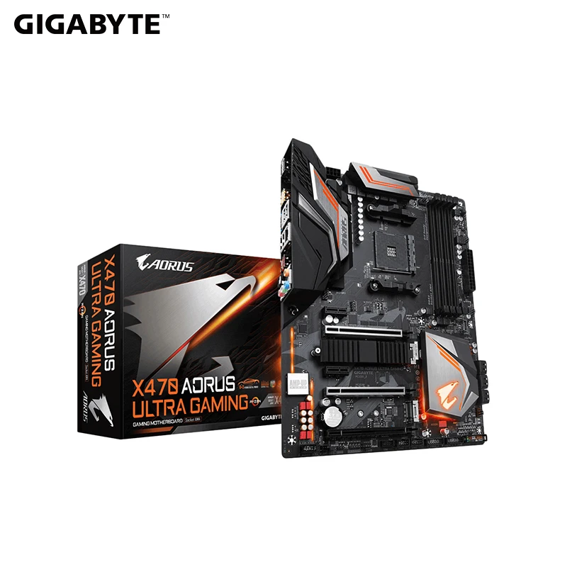 Материнская плата GIGABYTE AMD X470 SAM4 ATX AORUS ULTRA GAM | Компьютеры и офис