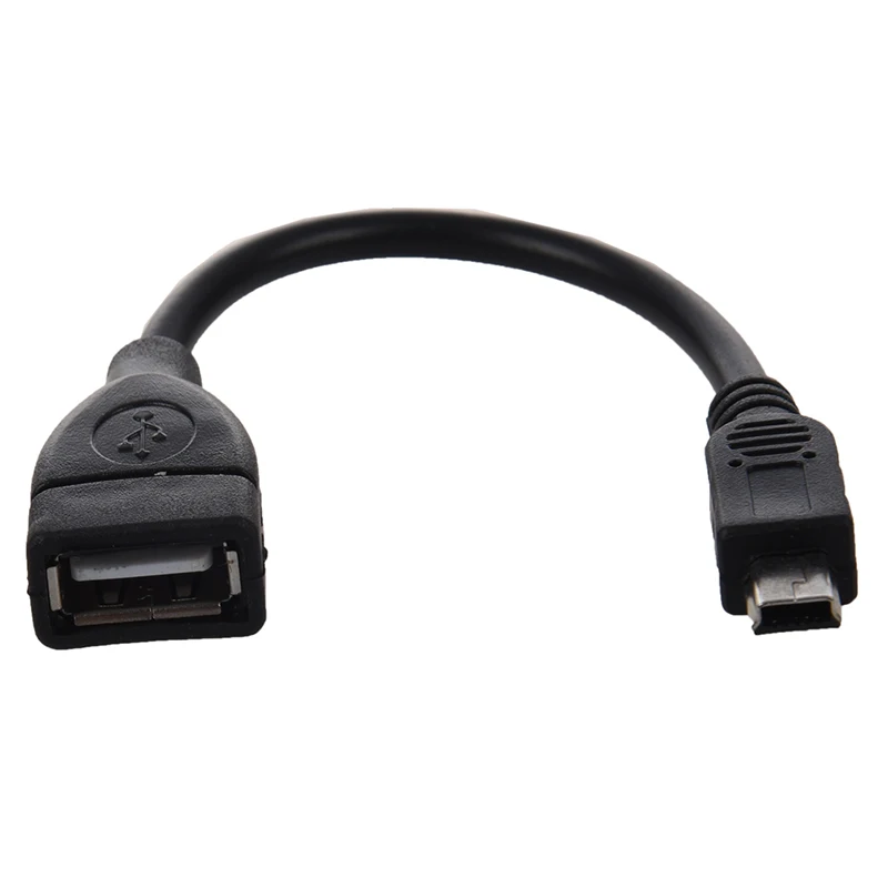 

Cable mini USB OTG to use memory, hard drives Black