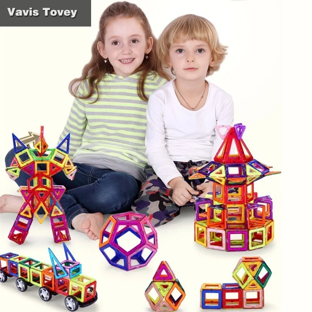 

Vavis Tovey Building blocks assembling series of creative magnetic building blocks children's toys development brain