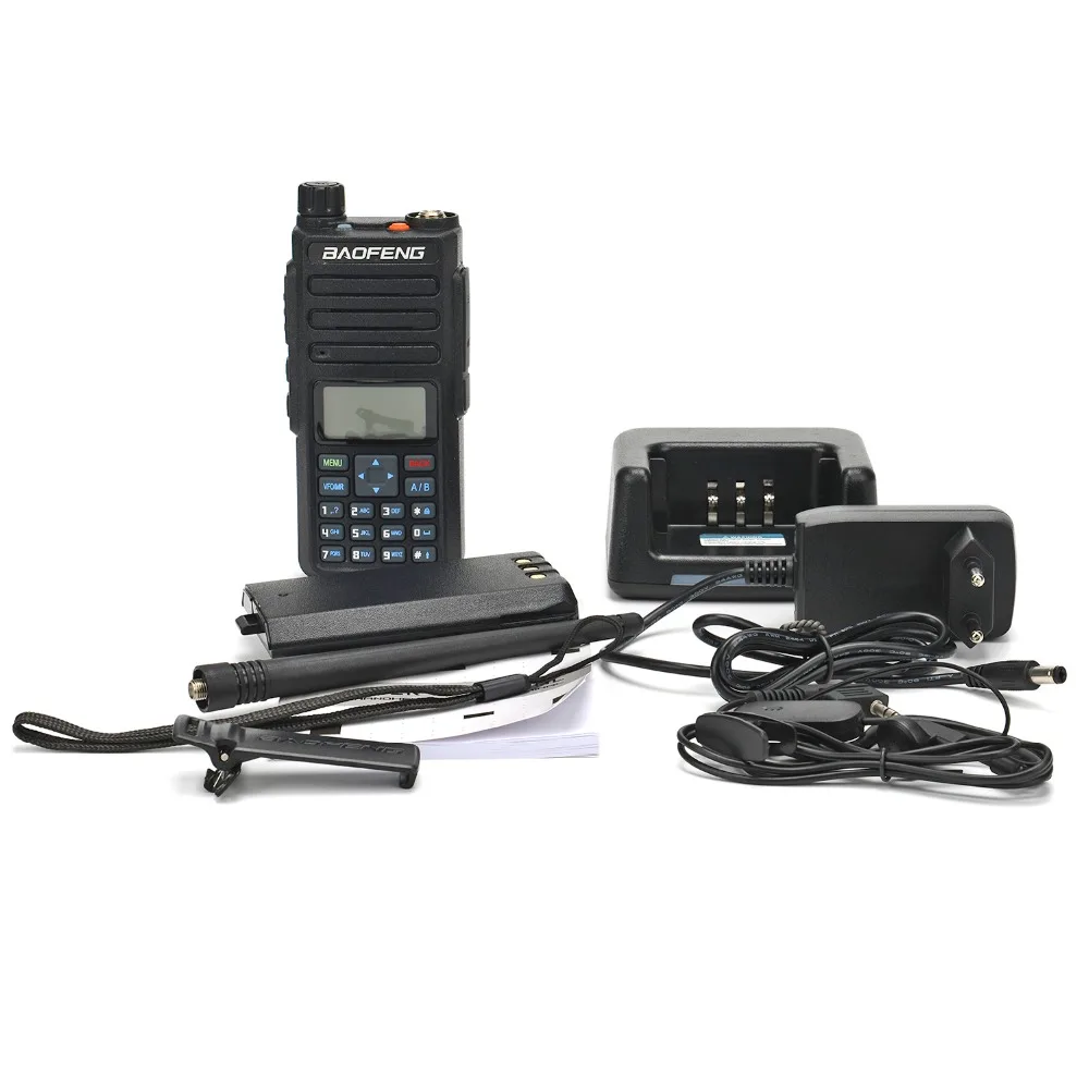 Рация Baofeng DM 1801 Ham 10 км Vhf Uhf двойное время DMR радио цифровой аналоговый