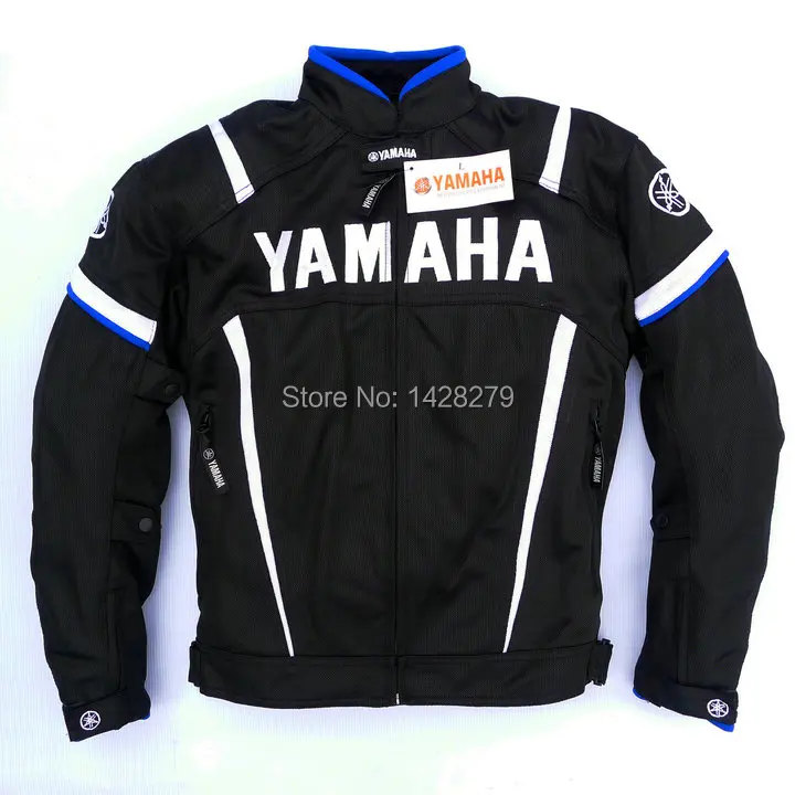 

Motorcycle Summer Jacket with windproof lining for YAMAHA M1 Team Motorcycle Mesh Cloth Riding Jacket with Protectors