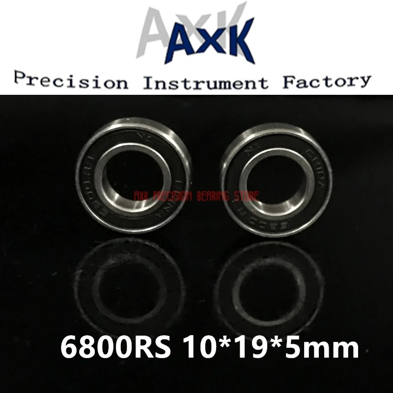

6800-2rs Bearing Abec-3 (10pcs) 10x19x5 Mm Metric Thin Section 6800 2rs Bearings 61800 Rs 6800rs Rodamientos Roulement A Bille
