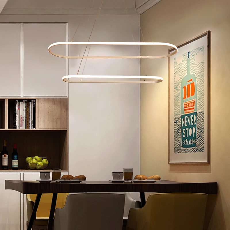 

Minimalist Modern Chandelier For Diningroom Kitchen lustre suspension AC85-265V hanglamp nordic lamp led Chandelier Fixtures
