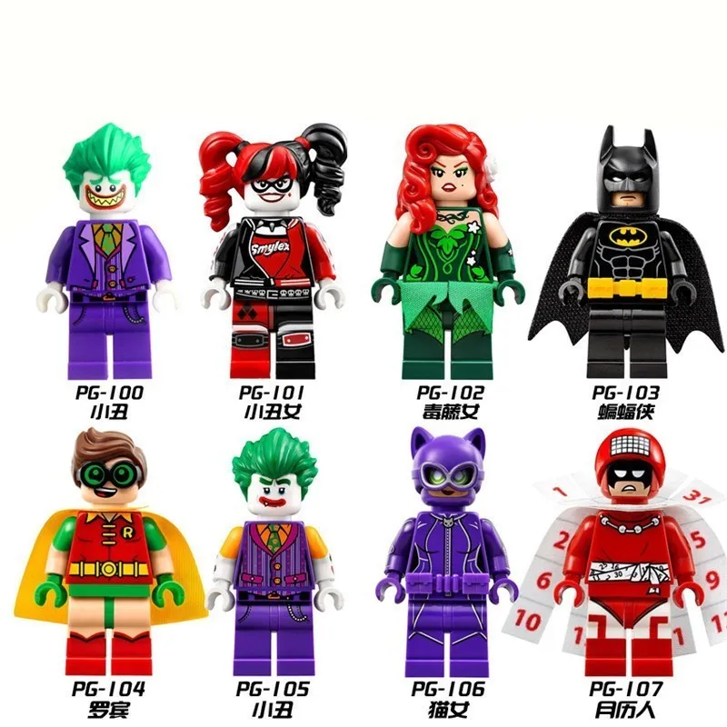 

Super-Man Bat-Man Movie Figures Batman Joker Building Blocks Model Toys For Children Compatible LegoingLy Super Heroes Xmas Gift