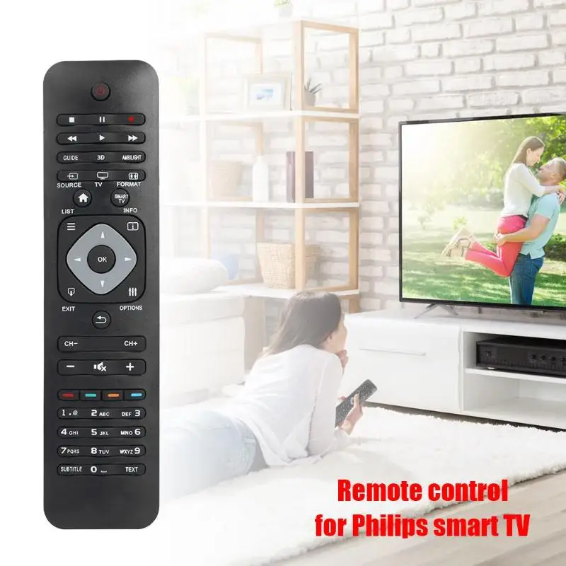 ИК-пульт дистанционного управления Замена для Philips светодиодный/ЖК 3D Smart tv портативный домашний пульт дистанционного управления для Philips Smart tv аксессуары