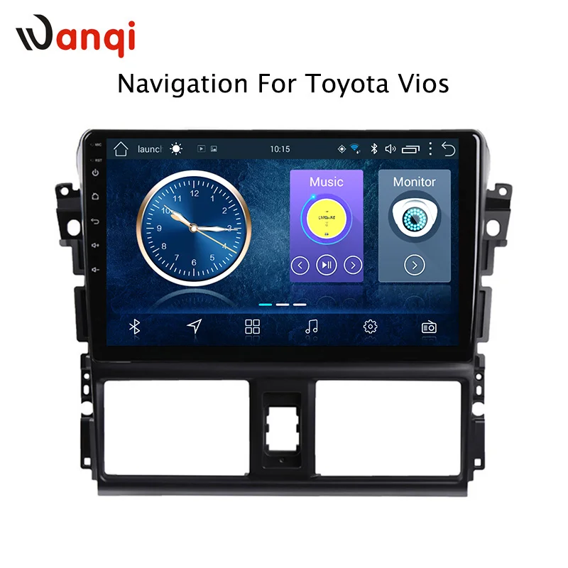 

10.1 inch Android 8.1 Car DVD GPS for Toyota vios 2014-2016 Navigation System Stereo Audio Radio Video Bluetooth