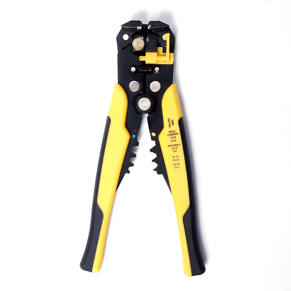 

NEW Multifunctional Automatic Cutter Crimper Wire Stripper Crimping Pliers TAB Terminal Stripping Plier Tools