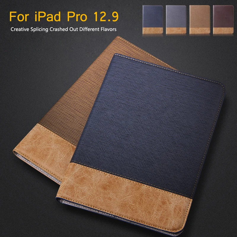 Чехол для iPad Pro 12 9 15 Edition / 17 Auto Sleep/Wake Up Магнитный смарт-Стенд Флип Pu кожаный чехол