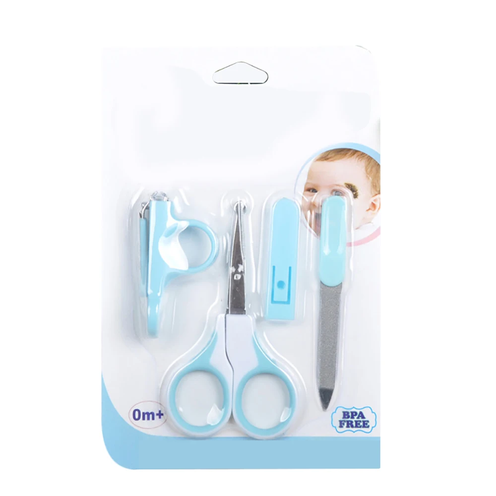 

4PCS Newborn Kids Baby Safety Manicure Starter Set Nail Clippers Scissors