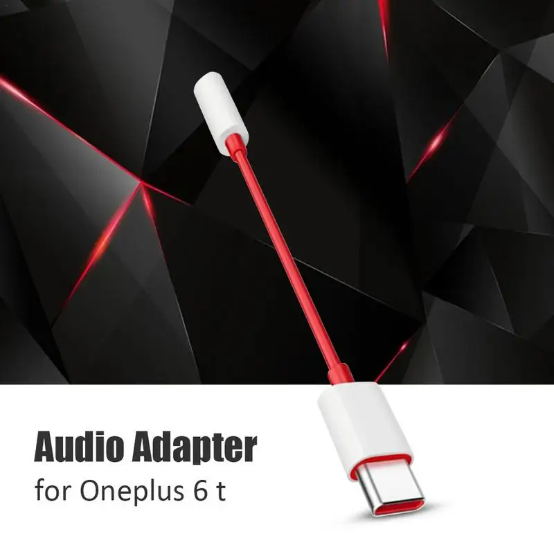 

Suitable for One Plus 6T Audio Adapter Cable Conversion Head Type - C Converter 3.5 Audio Short Line for LeTV Adapter