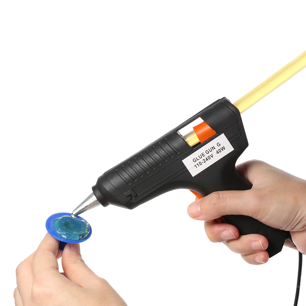 

110-240V 40W Hot Melt Glue Gun Paintless Dent Repair Tool EU/US Plug With 5pcs Glue Sticks Car Accessories