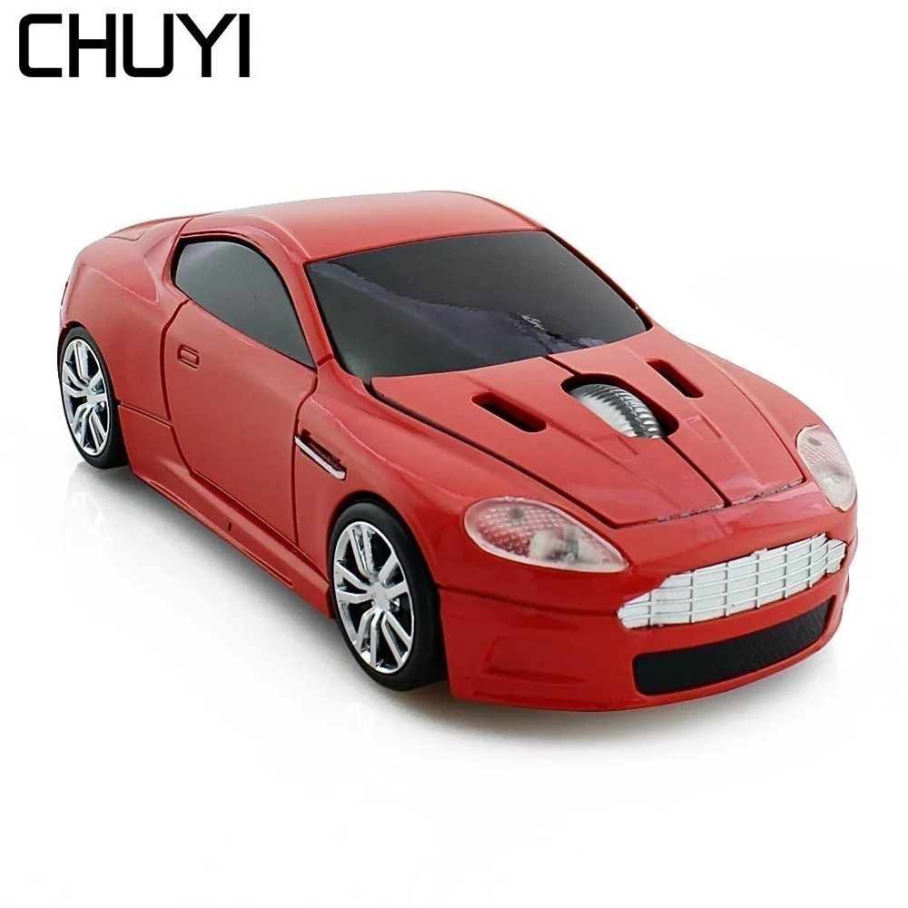 Buy CHUYI 1600DPI Wireless Car Shaped Mouse Multi Color Fashion Car PC Mouse