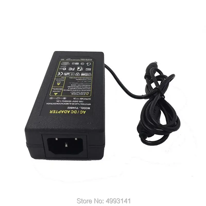 

48V2A AC DC Universal Switching Power Adapter Voltage Regulator Monitoring Desktop Power Supply Charger For Poe Switch Interchan