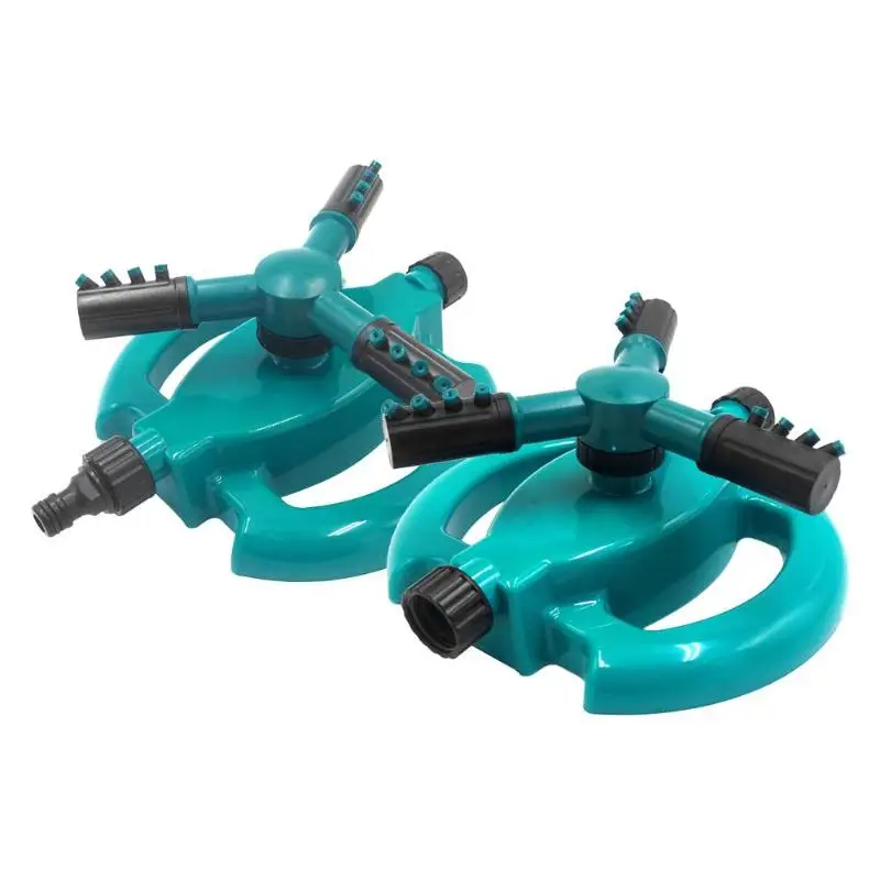 

360 Degree Circle Rotating Water Sprinkler 3 Nozzles 3 Arm Garden Irrigation Sprayer Garden Sprinklers Automatic Watering Grass